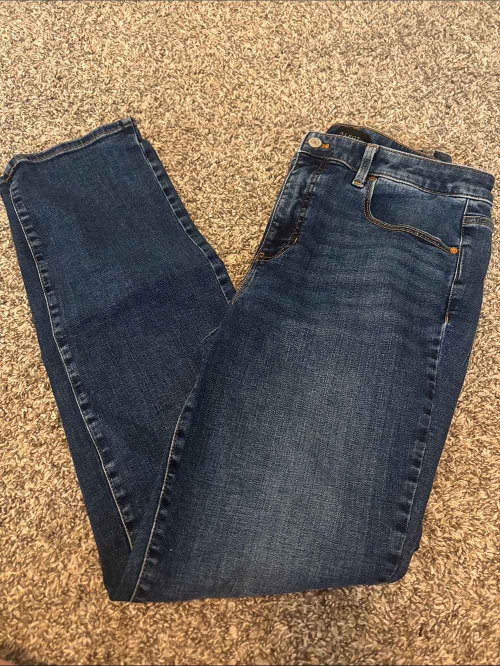 Talbots Dark Blue Straight-Leg Women’s Jeans